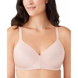 Wacoal Back Appeal Wire Free Bra Pink Rose Dust Size 34DD Style 856303